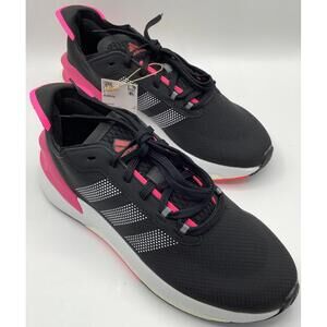 Adidas Women's Size 7.5, Avryn Core Black/Core Black/Pink Fusion, IG0646